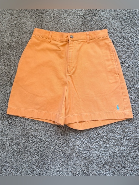 Ralph Lauren Pants - Ralph Lauren Sport Women’s Orange Flat Front Chino Shorts Size 4